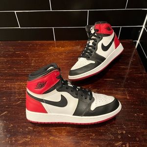 Air Jordan 1 Black Toe Size 7 Youth No Box 2016 Release